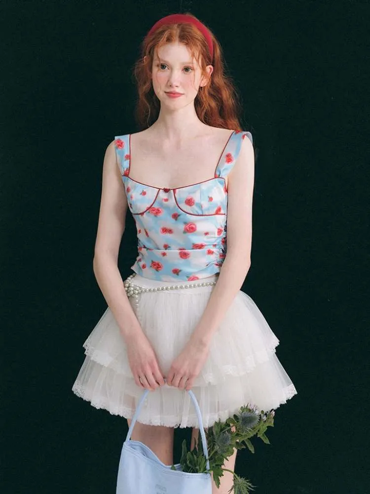 Airy Gauze Lace Ballet Tutu Skirt【s0000007382】