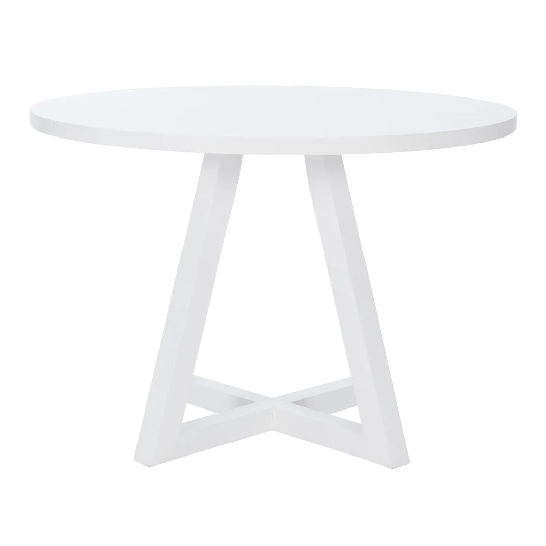Ariarna 44" Round Solid Wood Pedestal Dining Table Lark Manor™