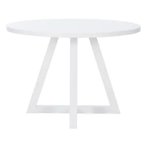 Ariarna 44" Round Solid Wood Pedestal Dining Table Lark Manor™