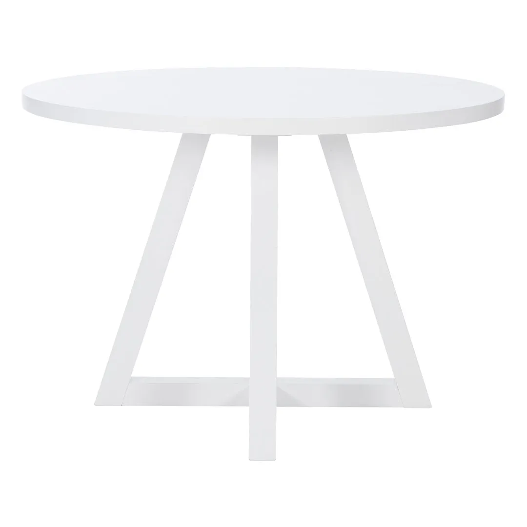 Ariarna 44" Round Solid Wood Pedestal Dining Table Lark Manor™