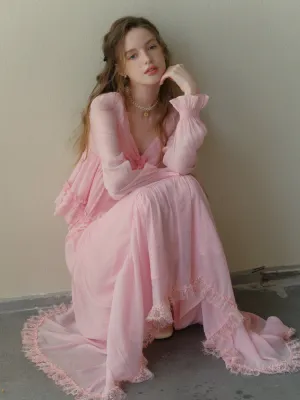 Ballet of Petals Blouse & Skirt Set