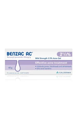 BENZAC AC Gel 2.5% 60g