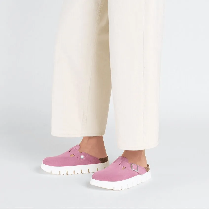 Boston Chunky | Suede | Candy Pink