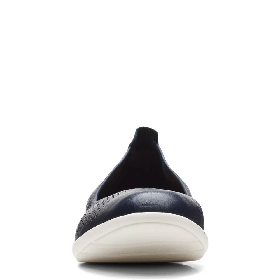 Clarks Women's Jenette Ease Navy Leather 26166715
