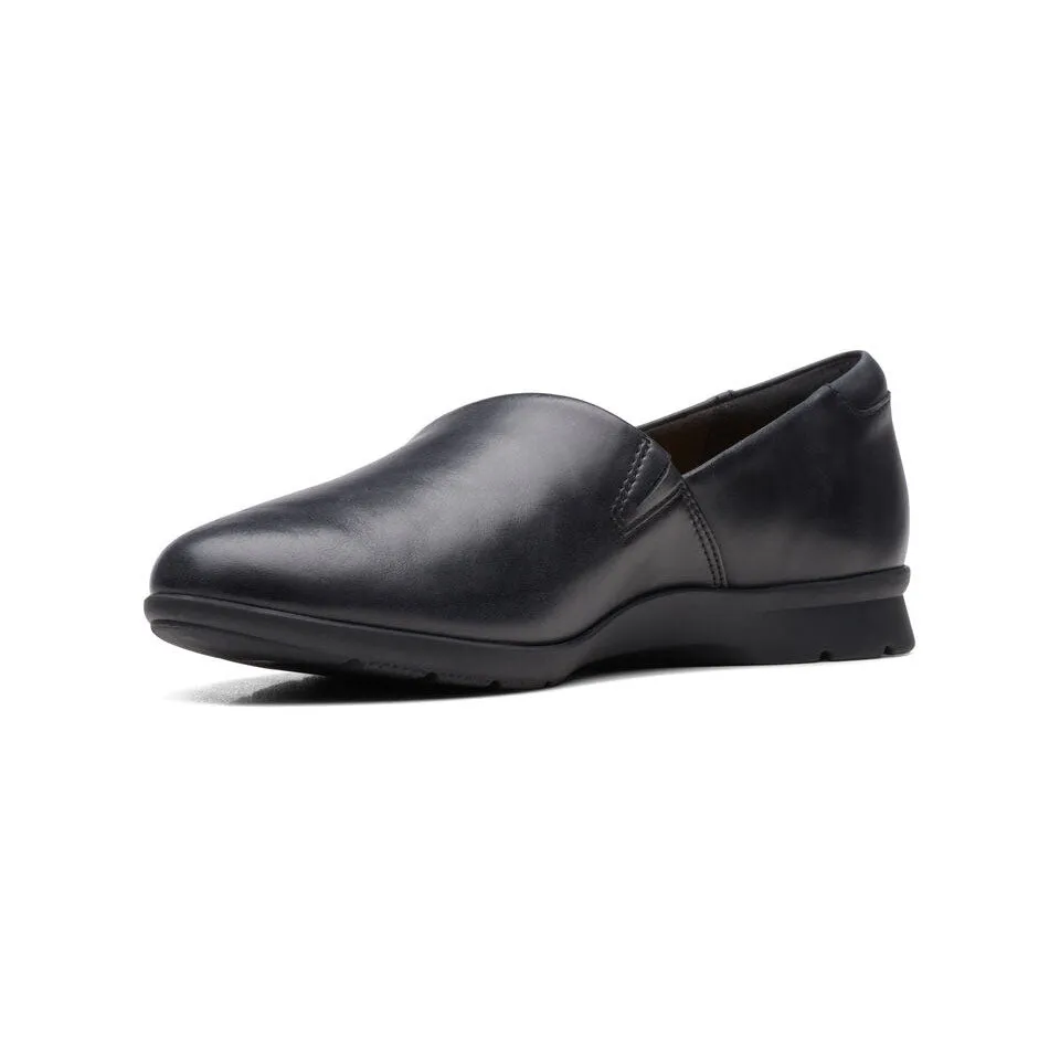 Clarks Women's Jenette Grace Black Leather