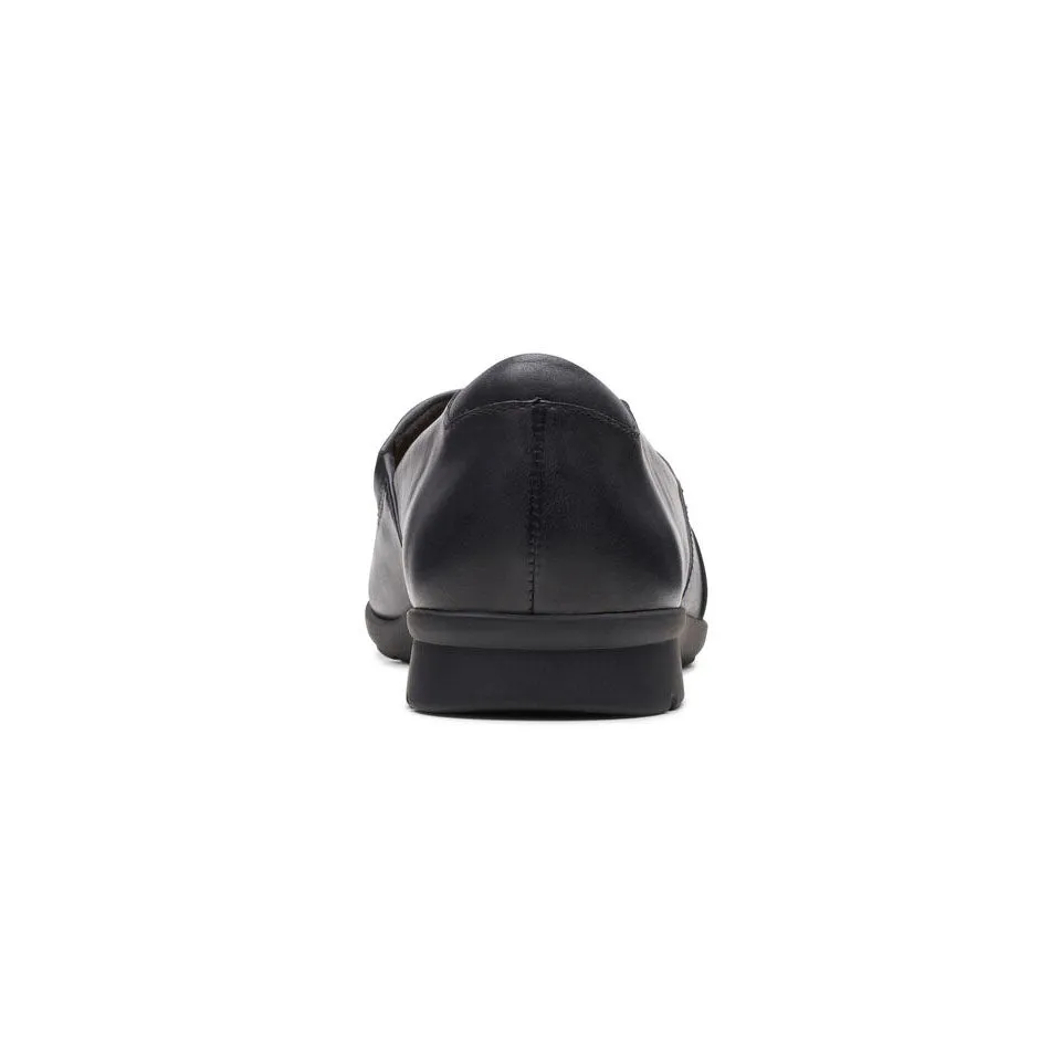 Clarks Women's Jenette Grace Black Leather