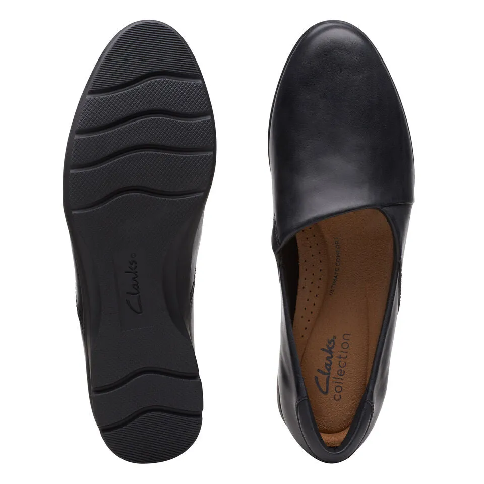 Clarks Women's Jenette Grace Black Leather