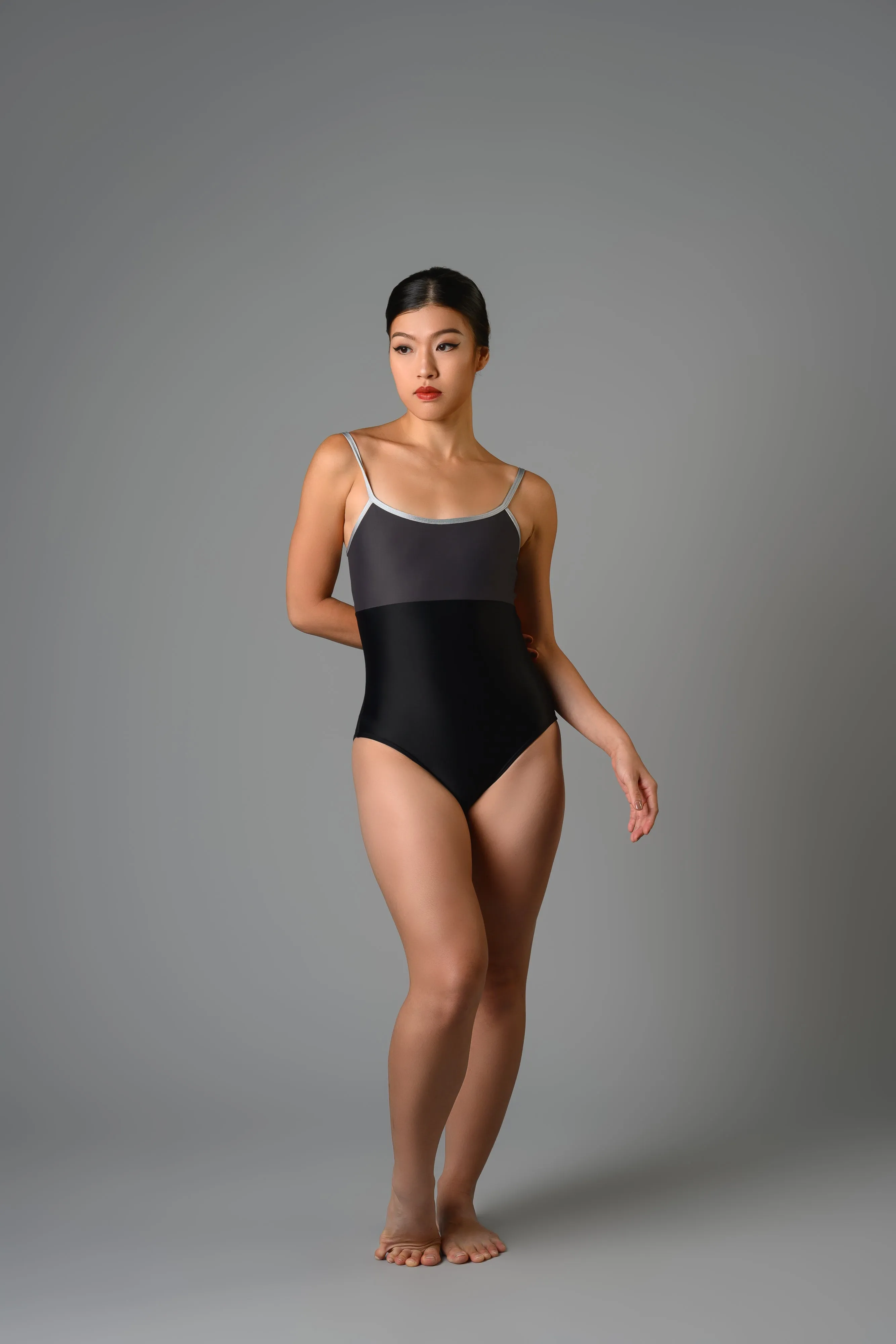 Colette Leotard in Grey-Black