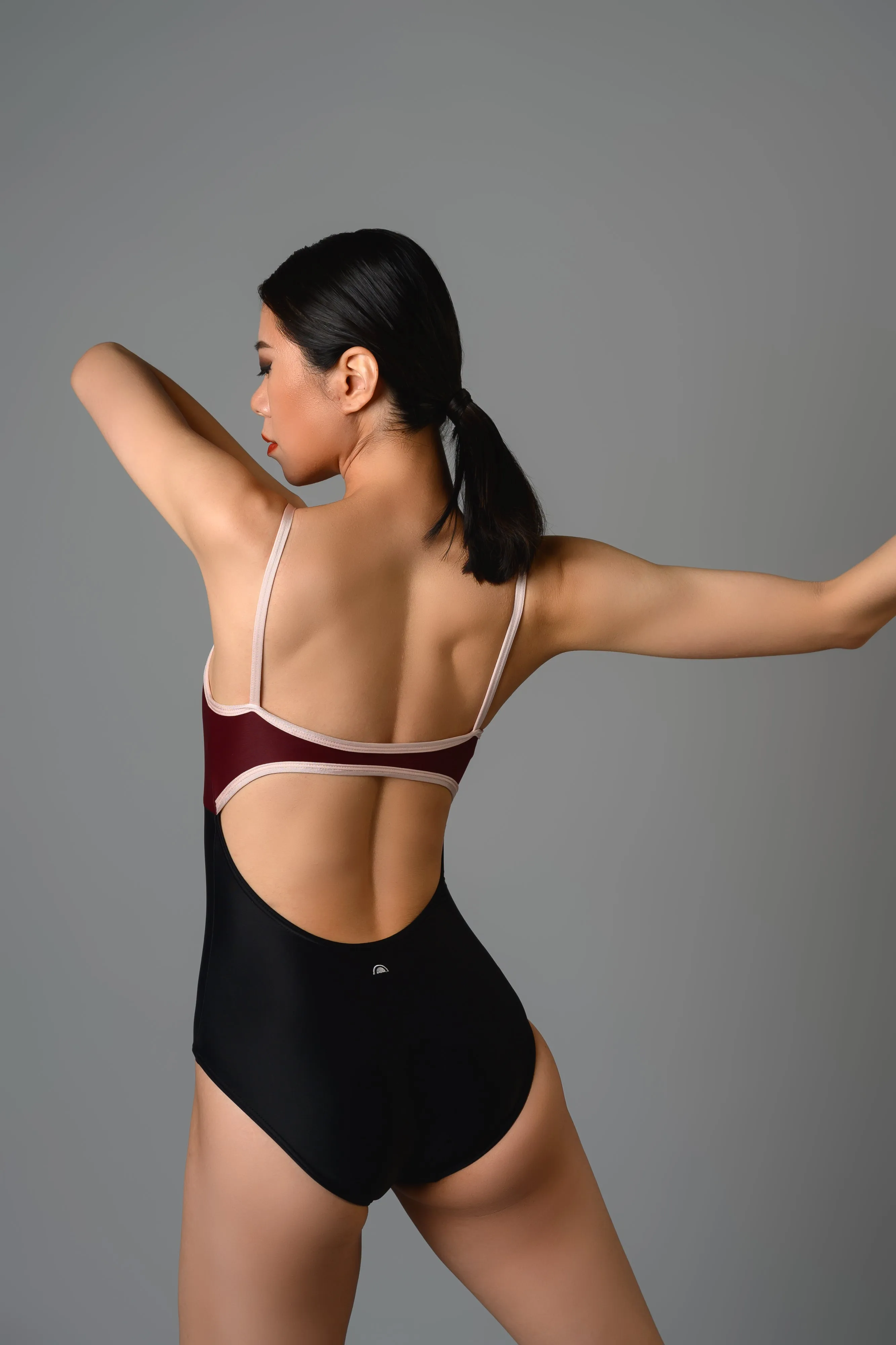 Colette Leotard in Wine-Black