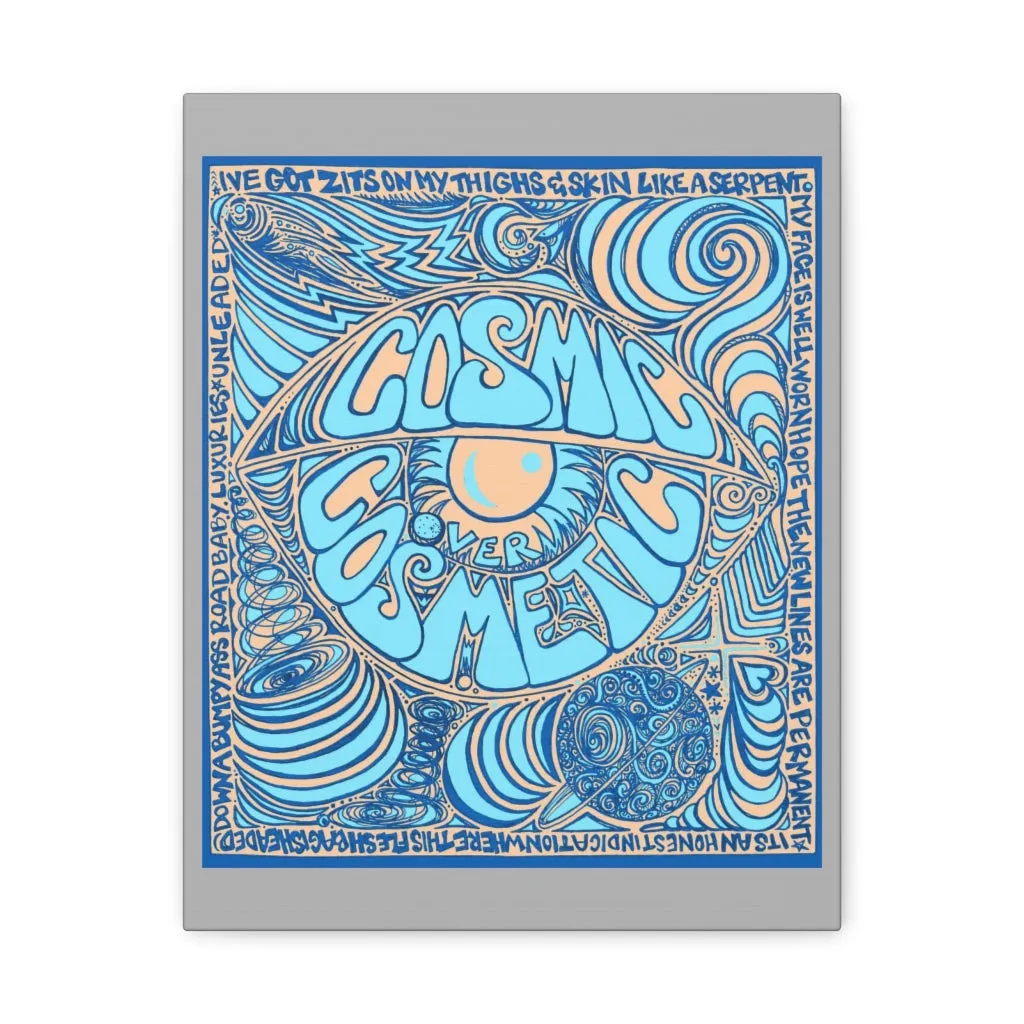 Cosmic Over Cosmetic Canvas Gallery Wraps -  Blue Dune Haze