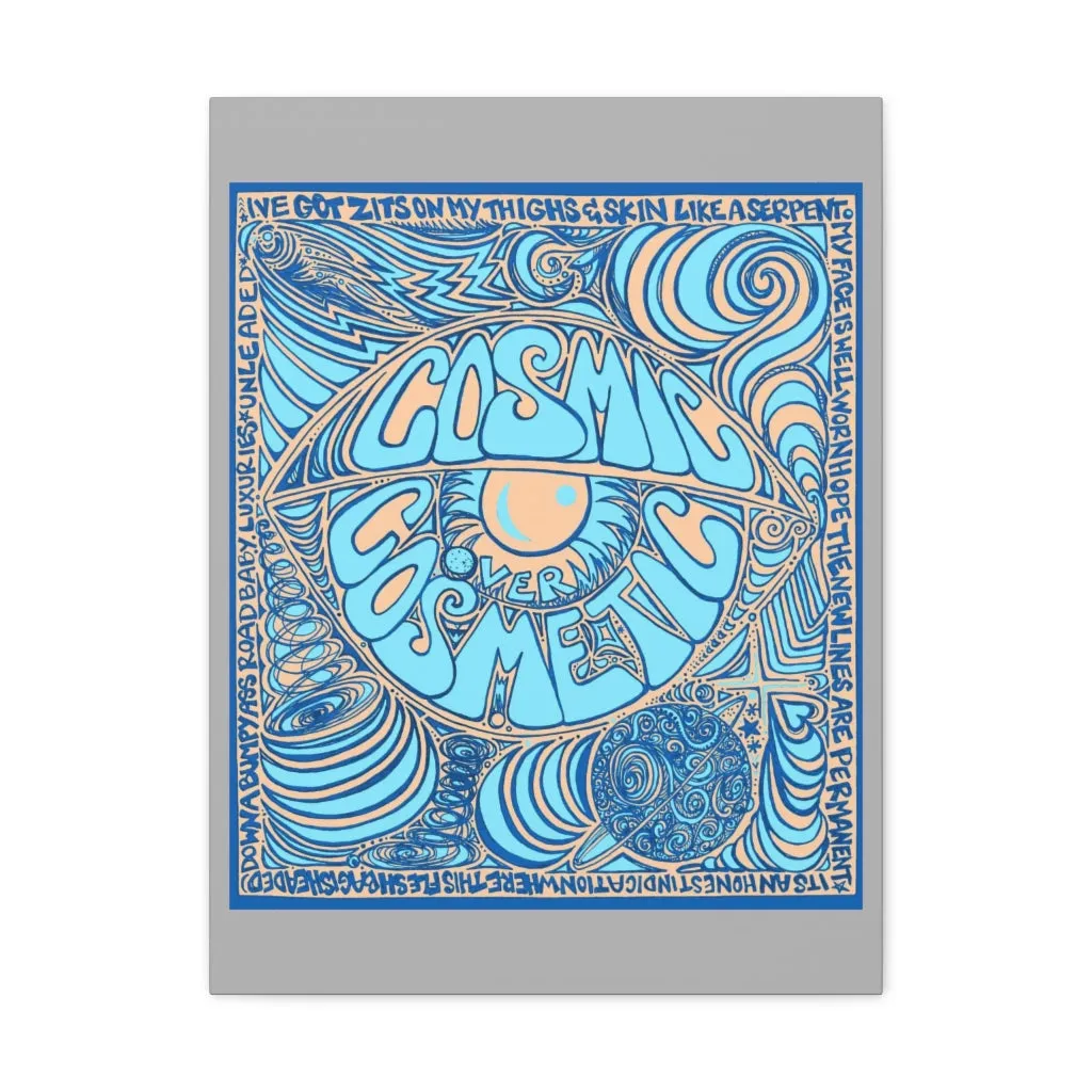 Cosmic Over Cosmetic Canvas Gallery Wraps -  Blue Dune Haze