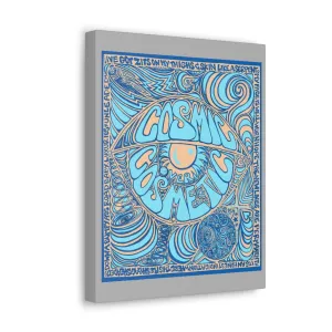 Cosmic Over Cosmetic Canvas Gallery Wraps -  Blue Dune Haze