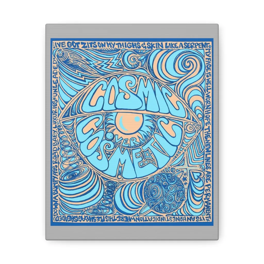 Cosmic Over Cosmetic Canvas Gallery Wraps -  Blue Dune Haze