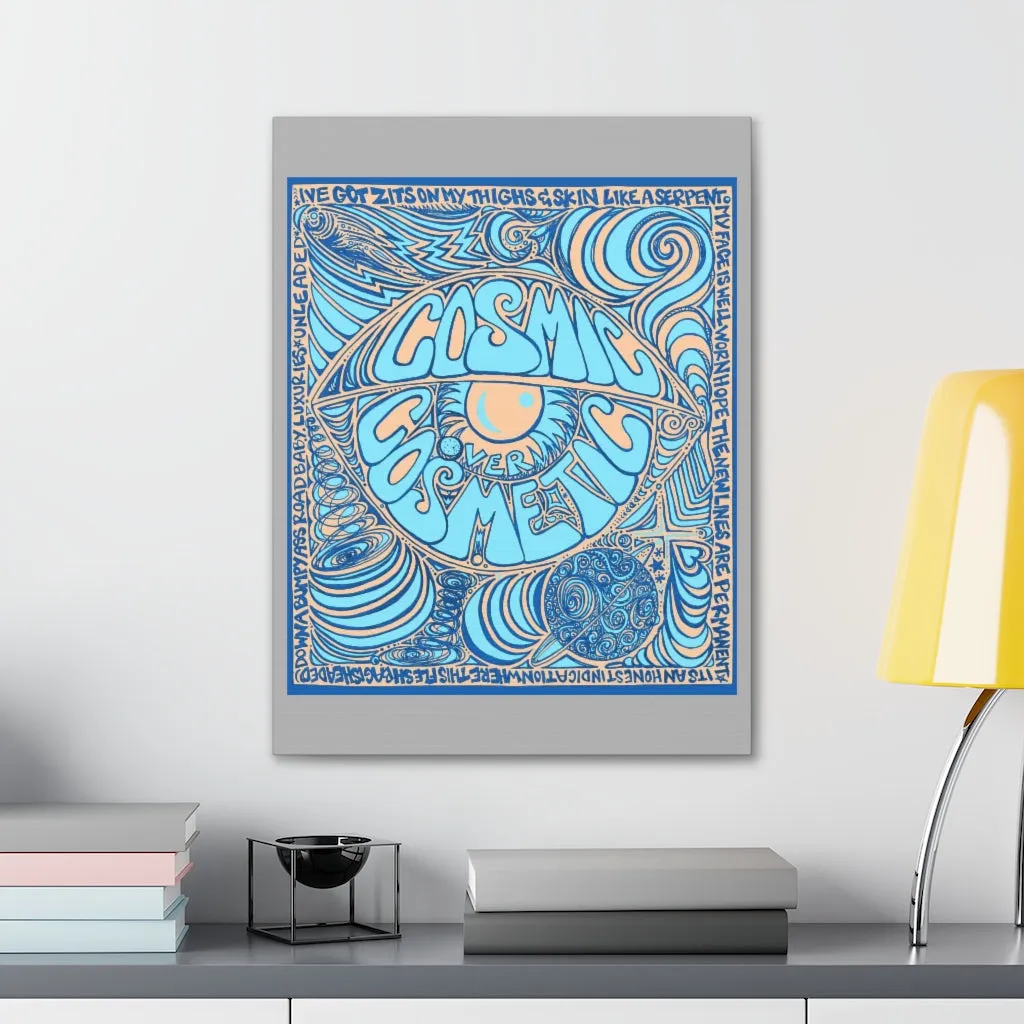 Cosmic Over Cosmetic Canvas Gallery Wraps -  Blue Dune Haze