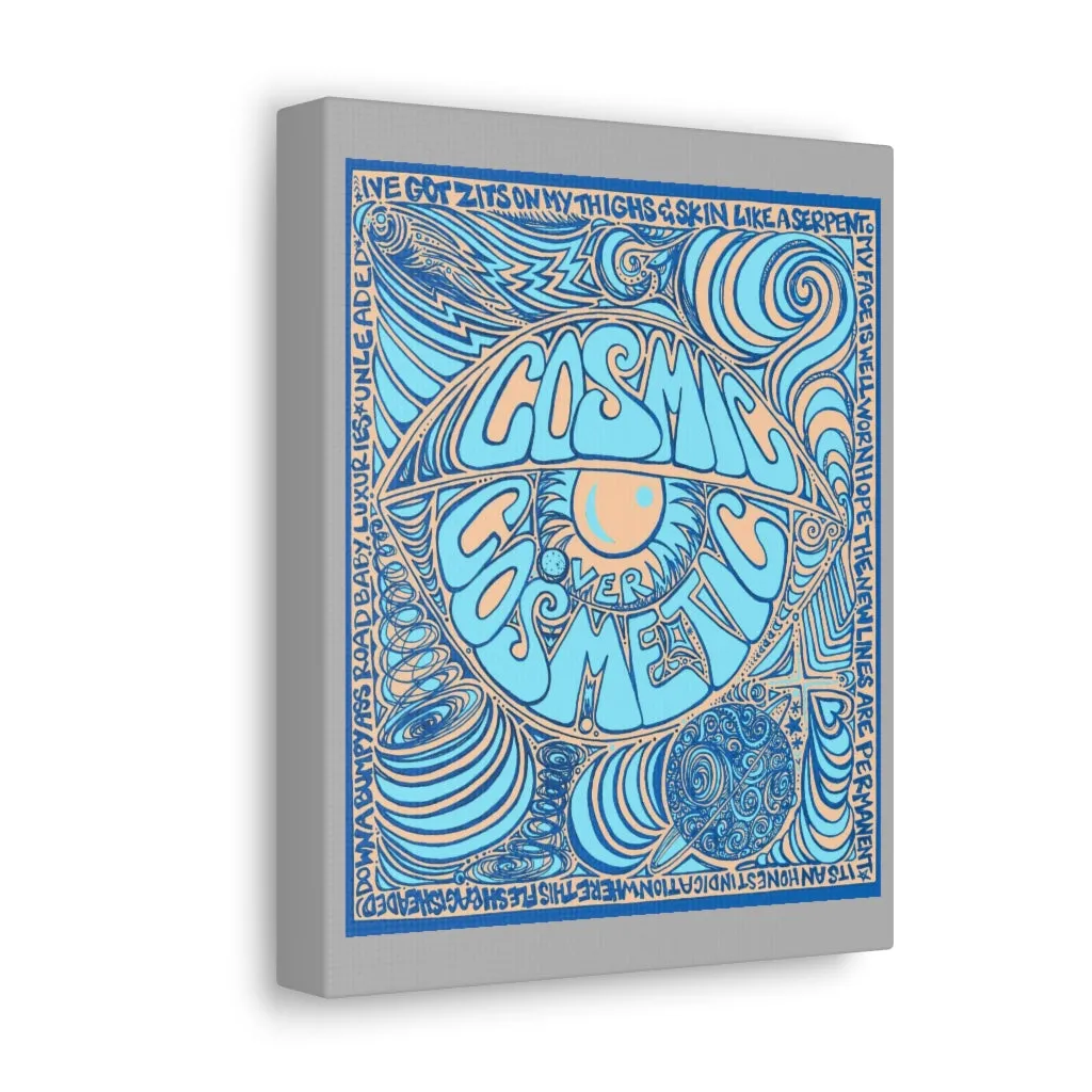 Cosmic Over Cosmetic Canvas Gallery Wraps -  Blue Dune Haze