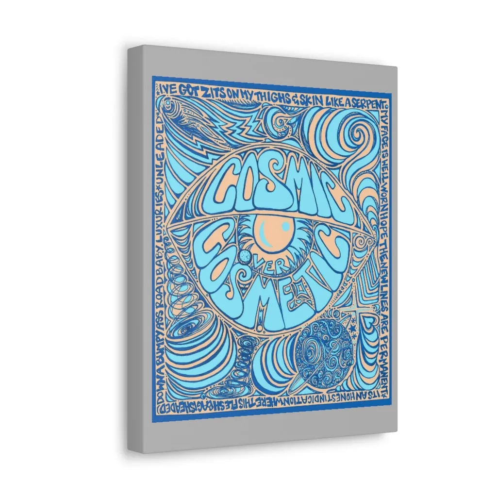 Cosmic Over Cosmetic Canvas Gallery Wraps -  Blue Dune Haze