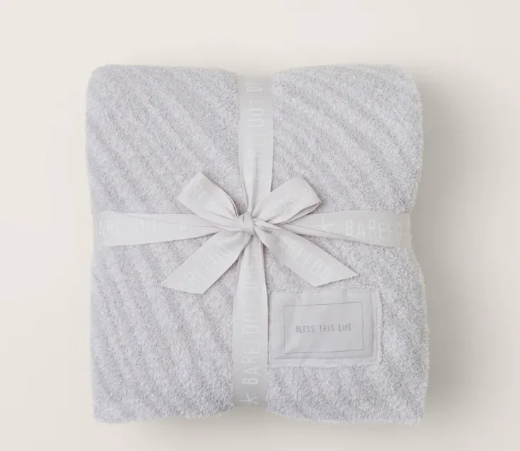 Cozychic Covered In Prayer Inspiration Throw - Silver Ice Multi