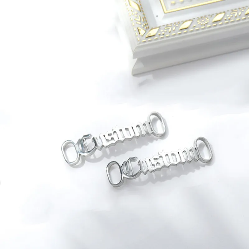Customized Name Shoelace Buckle Personalized Shoe Clips Shoe Buckles