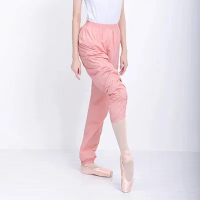 Elastic Waist Ballet Dance Pants for Women - Baggy Sport Sweatpants for Girls and Adults