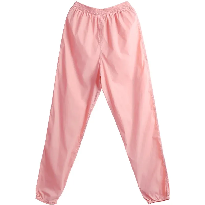Elastic Waist Ballet Dance Pants for Women - Baggy Sport Sweatpants for Girls and Adults