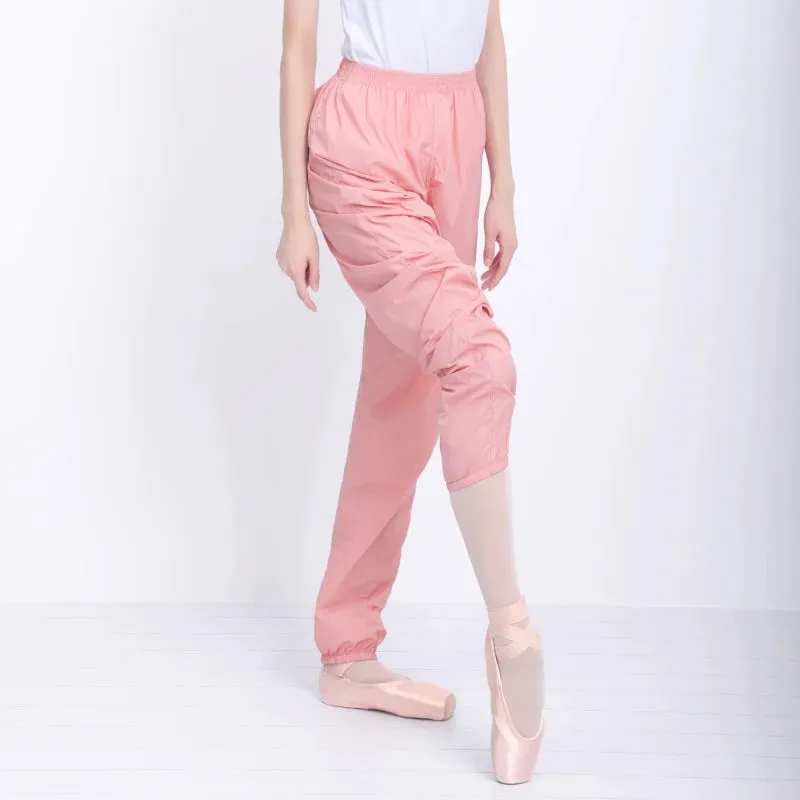 Elastic Waist Ballet Dance Pants for Women - Baggy Sport Sweatpants for Girls and Adults