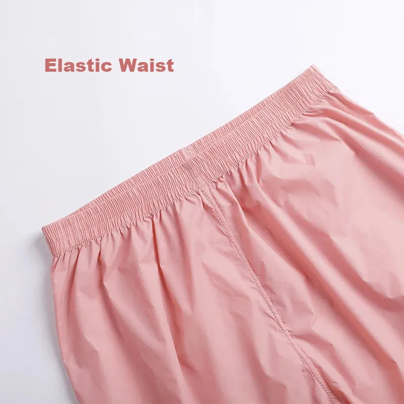 Elastic Waist Ballet Dance Pants for Women - Baggy Sport Sweatpants for Girls and Adults