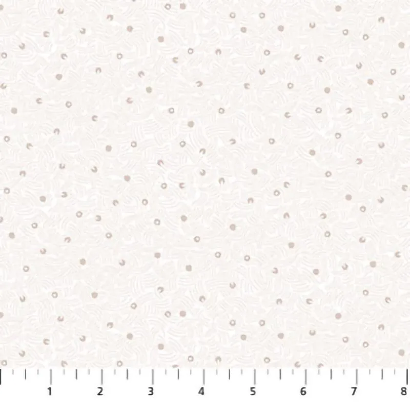 Elements Air in White Fabric Yardage