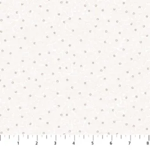 Elements Air in White Fabric Yardage