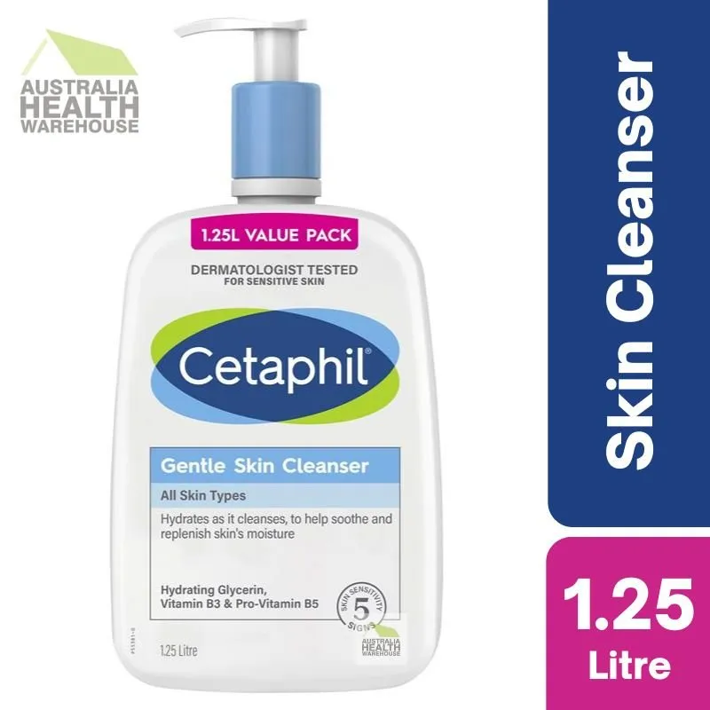 [Expiry: 02/2025] Cetaphil Gentle Skin Cleanser 1.25 Litre