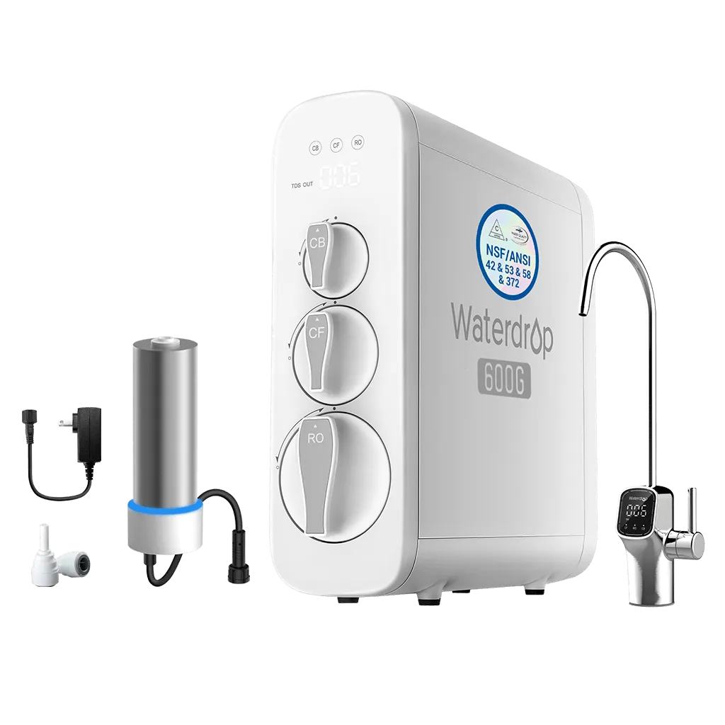 G3P600 RO System with  Extra Plus a UV Sterilizing Light - Waterdrop G3P600