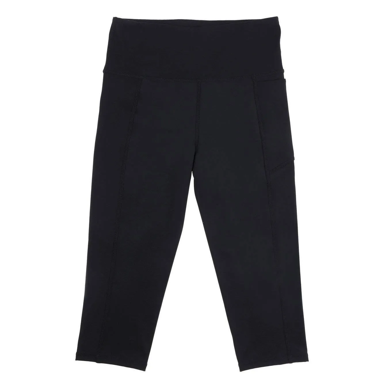 Girls Black 3/4 Leggings
