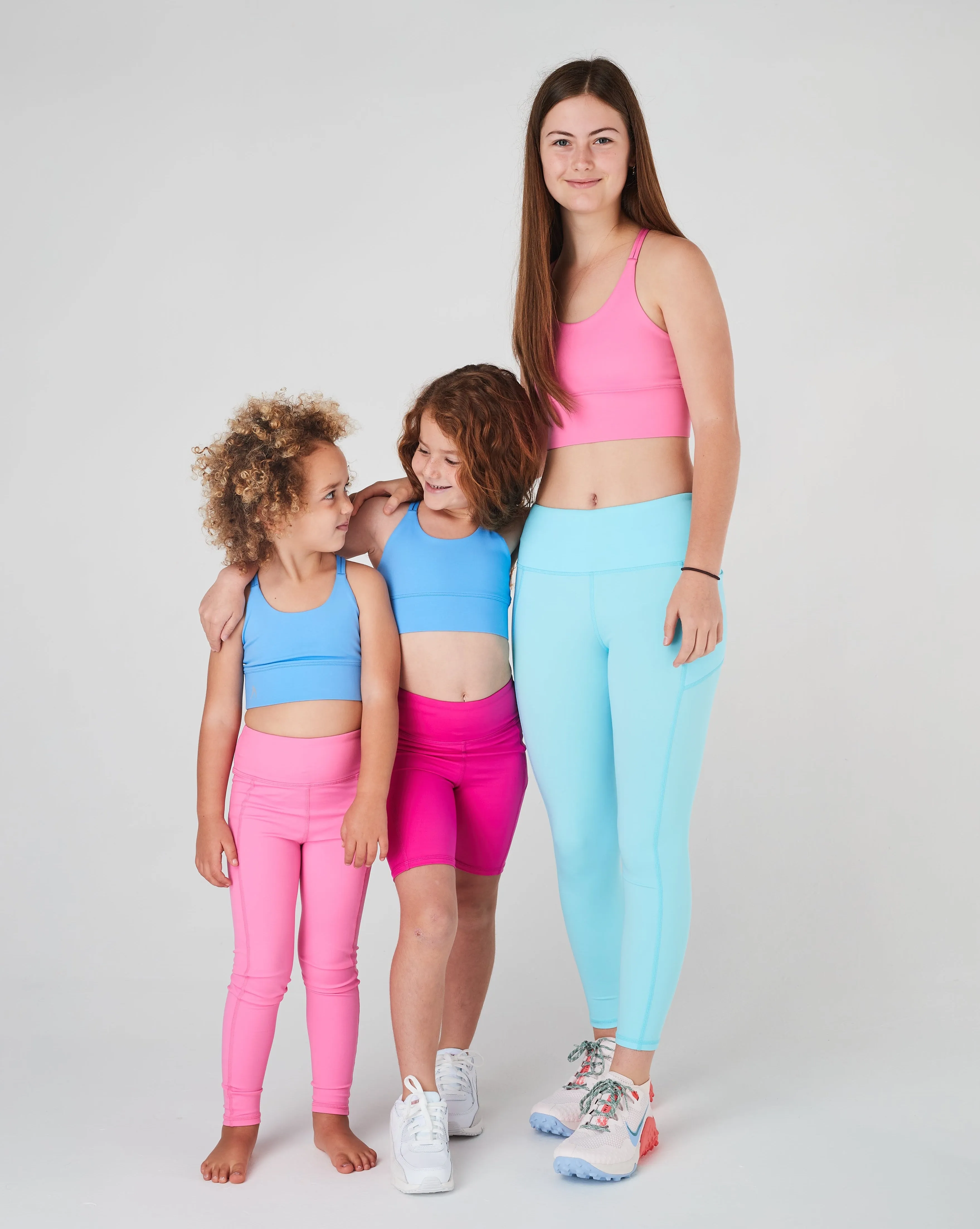 Girls Candy Pink Pretty Cross Back Crop Top