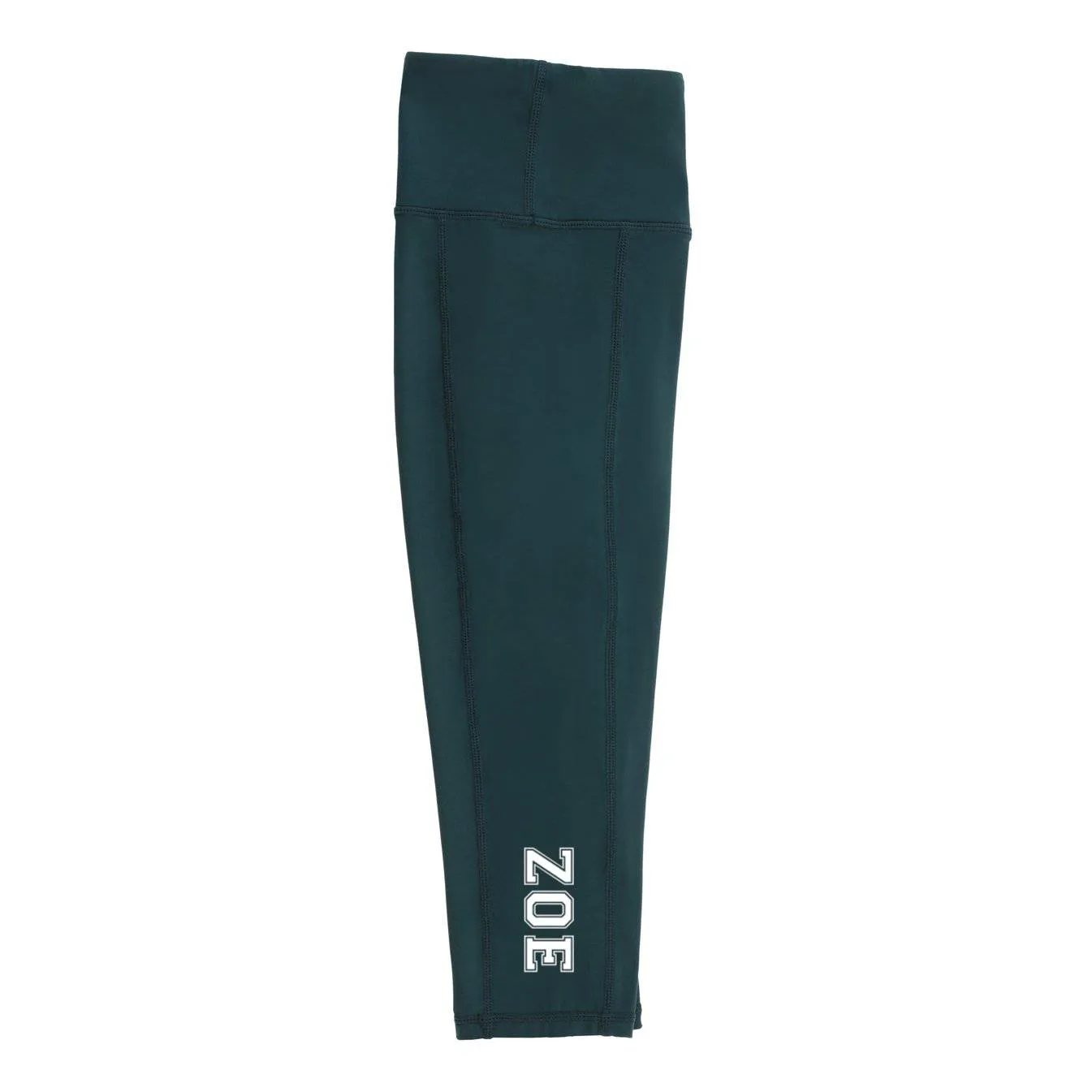 Girls Forest Green 3/4 Leggings