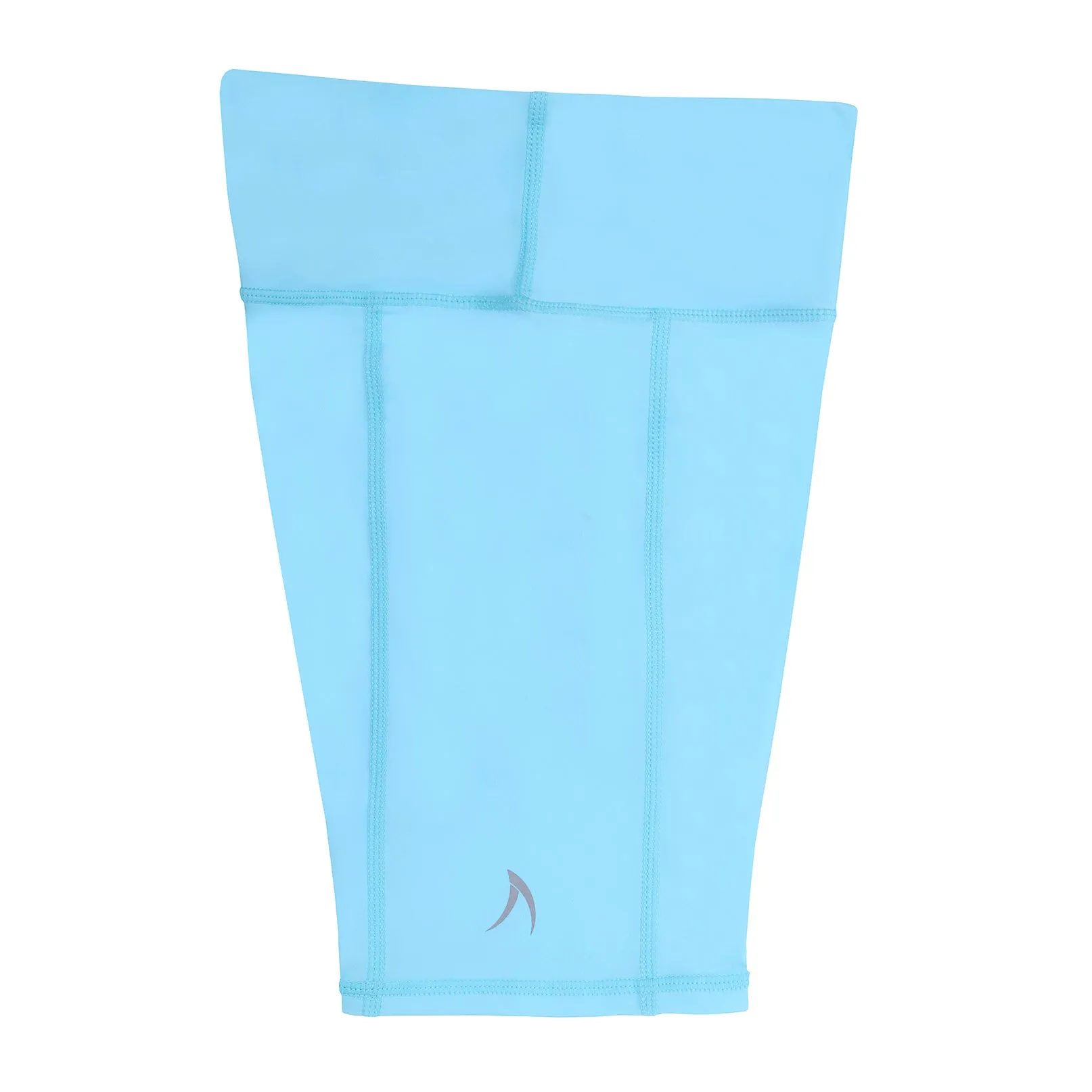 Girls Ice Blue Long Bike Sports Shorts