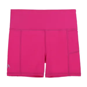Girls Magenta Pink Sports Shorts