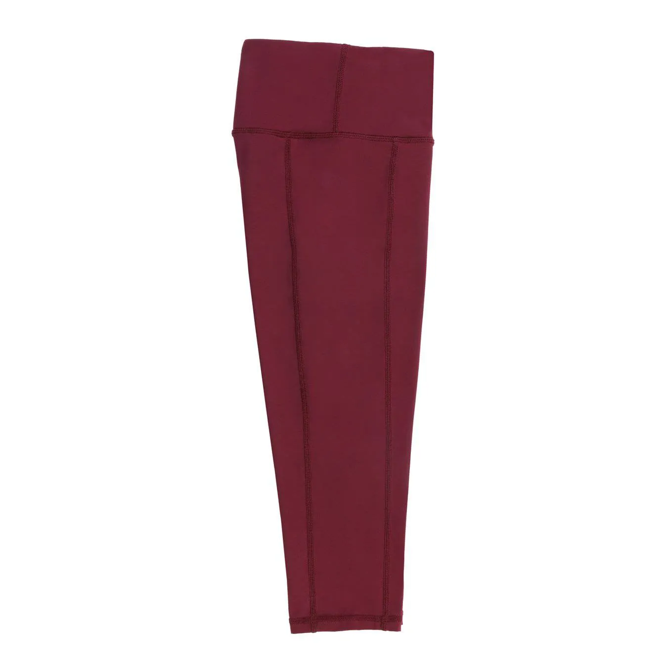 Girls Maroon 3/4 Leggings
