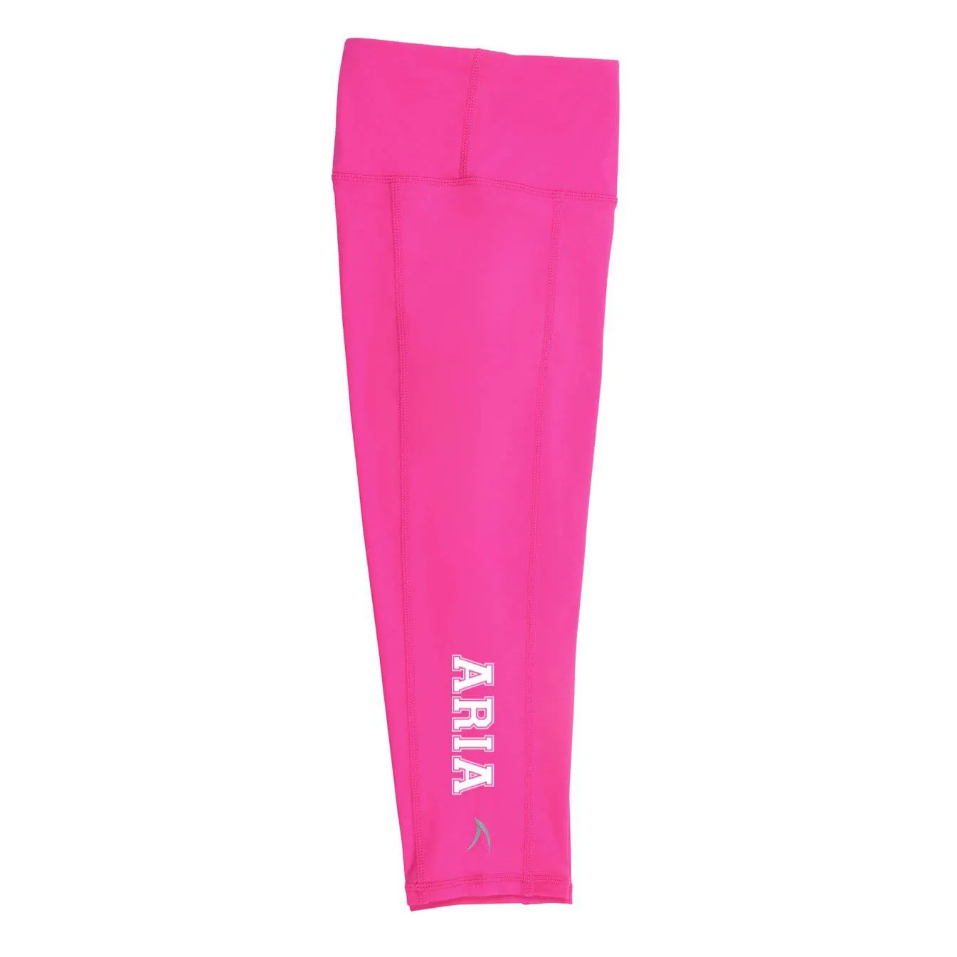 Girls Neon Pink 3/4 Leggings
