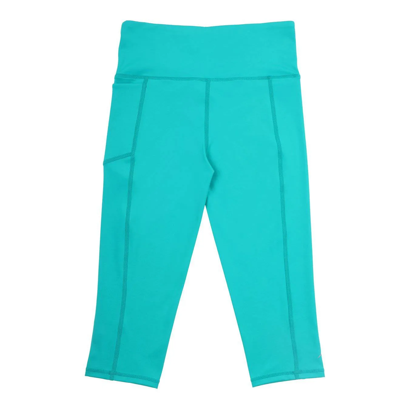 Girls Teal 3/4 Leggings