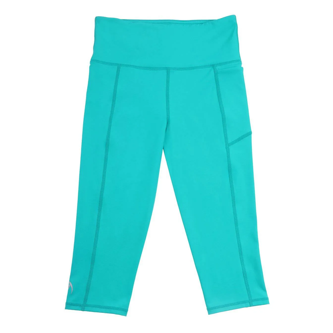 Girls Teal 3/4 Leggings