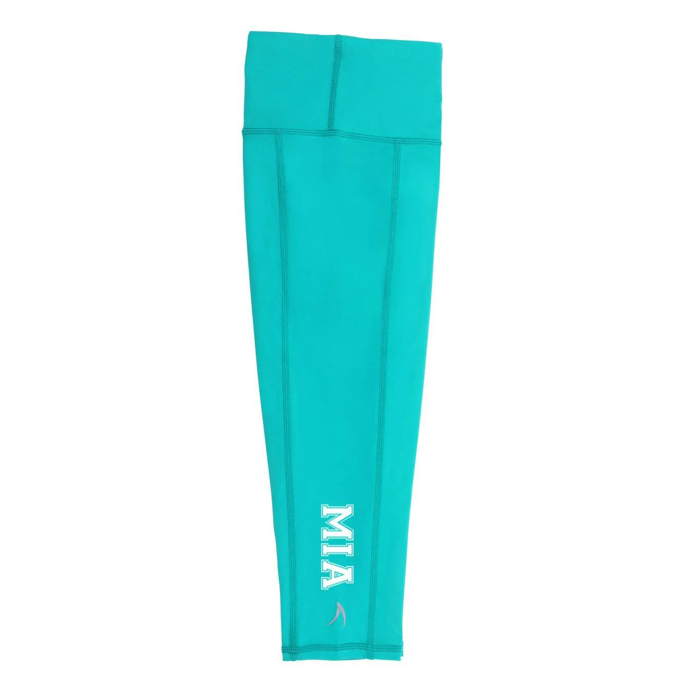 Girls Teal 3/4 Leggings