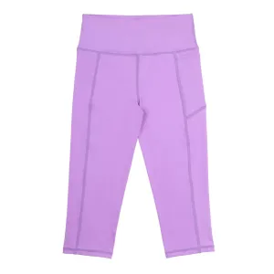 Girls Violet 3/4 Leggings
