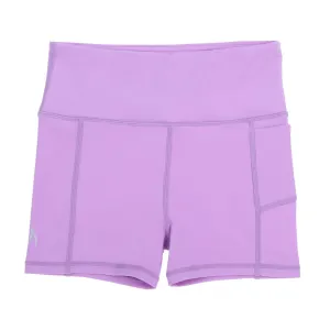Girls Violet Sports Shorts