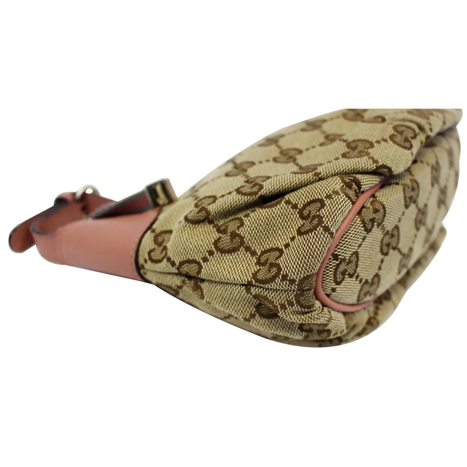 GUCCI GG Canvas Beige/Pink Accessories Pochette Bag