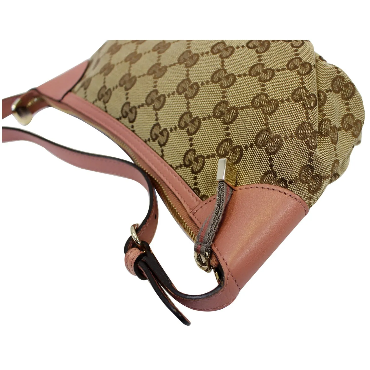 GUCCI GG Canvas Beige/Pink Accessories Pochette Bag
