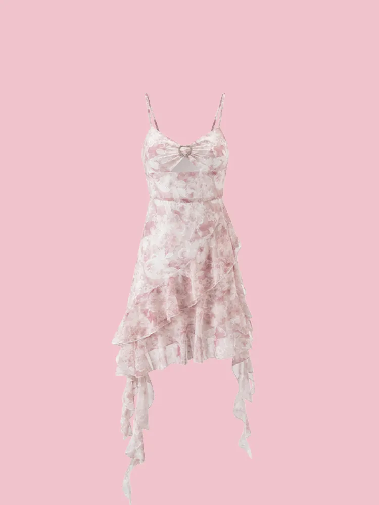 Heart of Romance Ruffle Dress