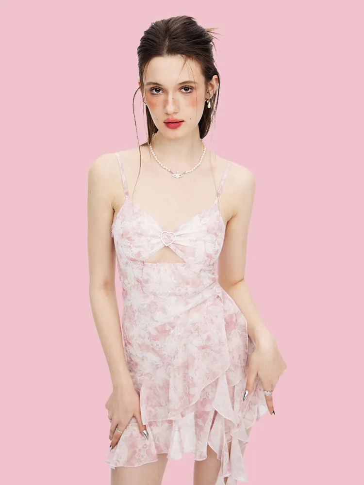 Heart of Romance Ruffle Dress