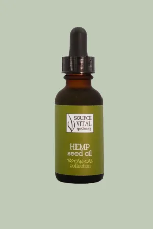 Hemp Seed Oil (Organic, Unrefined, Cold-Pressed)