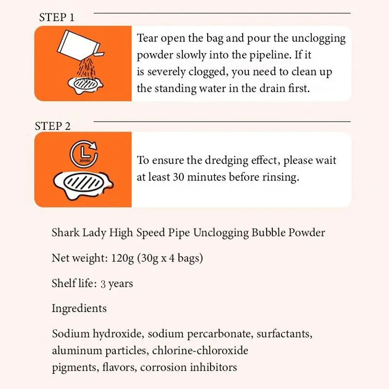 🎁Hot Sale 50% OFF🔥Multi-Use Powerful Anti-Clog Drain Cleaner Powder