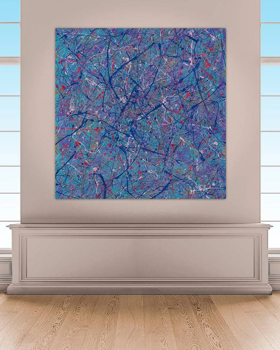 Jumper's Sleeping Stars  (Print on Canvas)