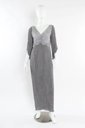 Lace Plissé Pleat Dress
